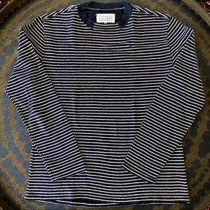 Men’s Maison Margiela Blue Striped Sweater - M